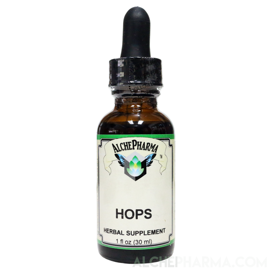 Hops Tincture ( Organic Hops Strobiles ) HSR 1:3 Parve K-1604-Herbs-AlchePharma