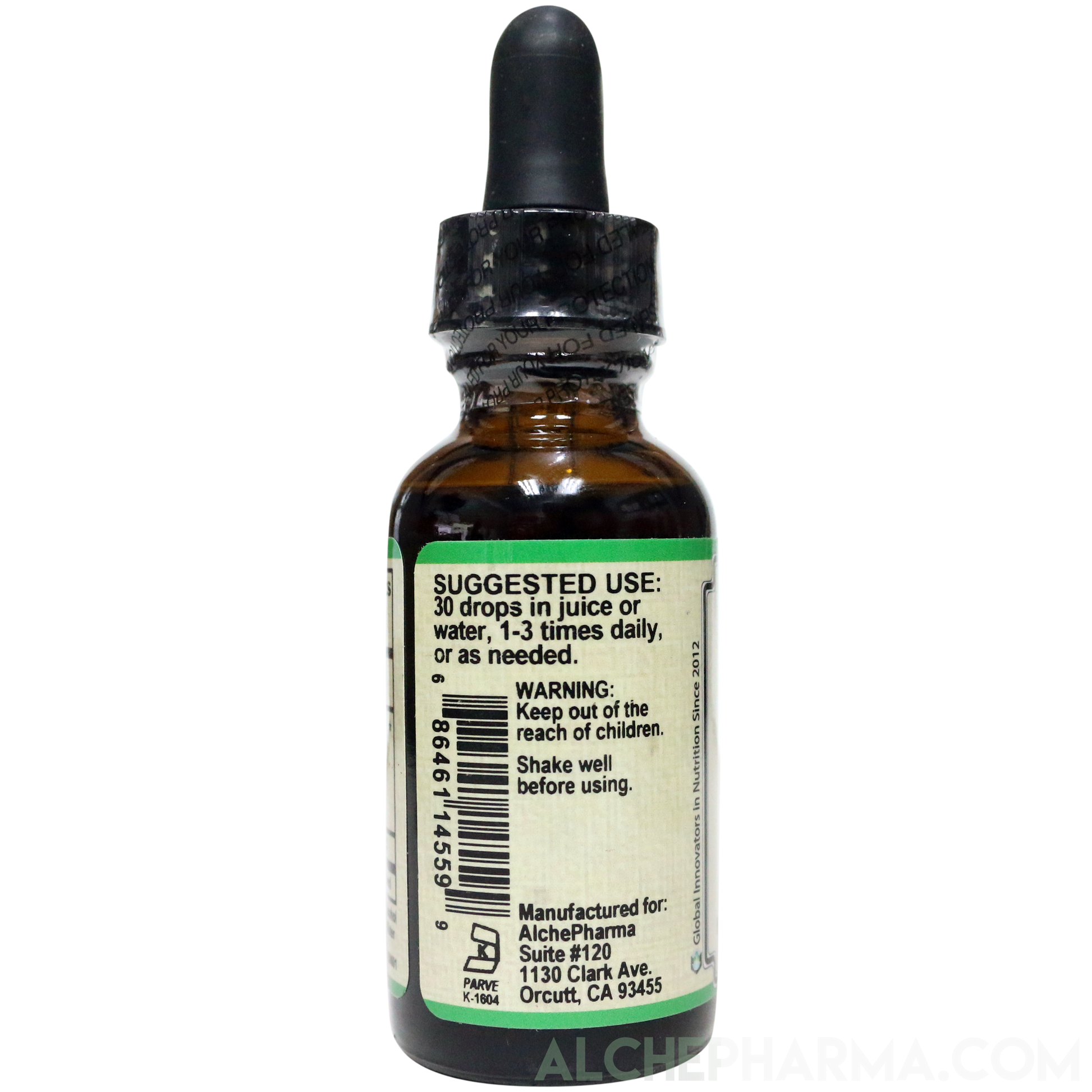Hops Tincture ( Organic Hops Strobiles ) HSR 1:3 Parve K-1604-Herbs-AlchePharma