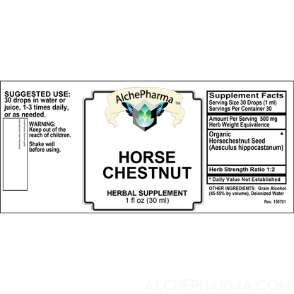 Horsechestnut Seed ( Organic Aesculus hippocastanum ) HSR 1:2-Herbs-AlchePharma