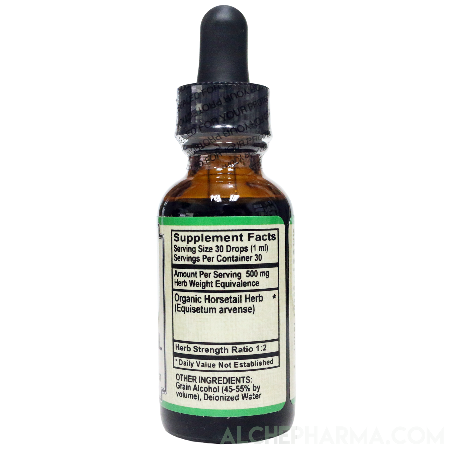 Horsetail Herb Tincture ( Organic Equisetum arvense ) HSR 1:2-Herb Tincture-AlchePharma