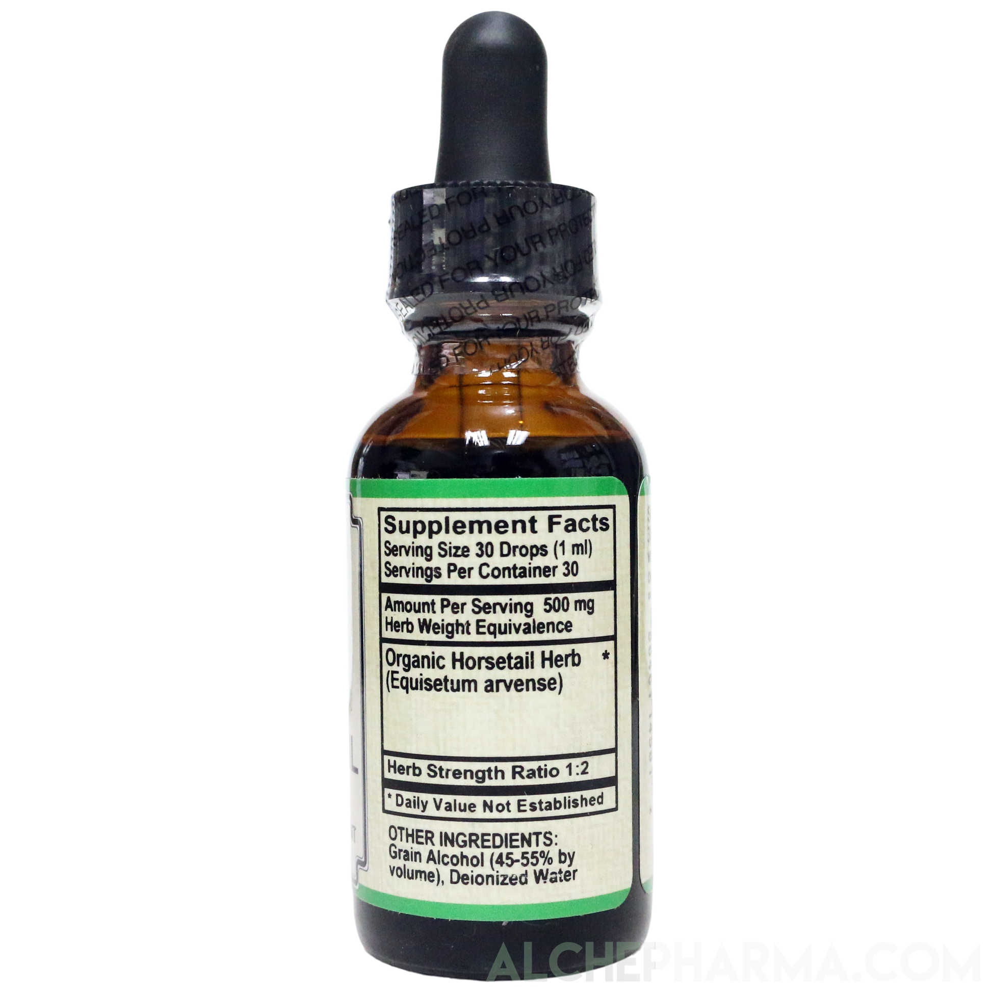 Horsetail Herb Tincture ( Organic Equisetum arvense ) HSR 1:2-Herb Tincture-AlchePharma