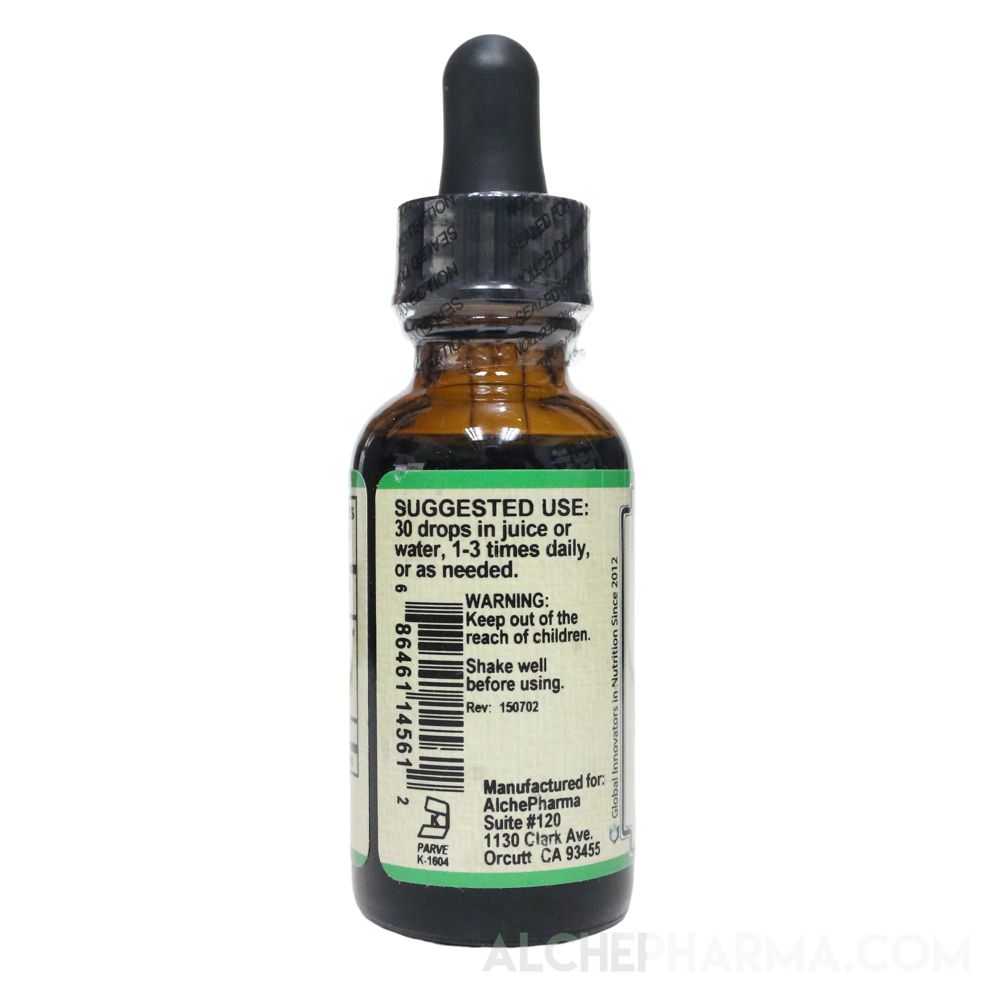 Horsetail Herb Tincture ( Organic Equisetum arvense ) HSR 1:2-Herb Tincture-AlchePharma