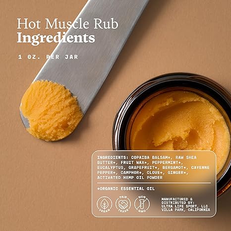 Hot Muscle Rub - 1 Oz