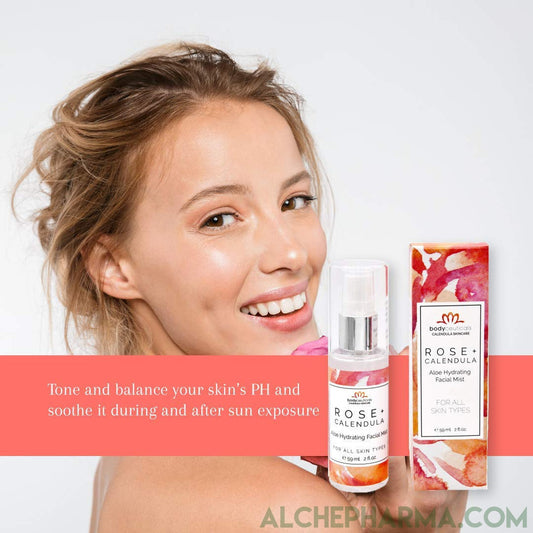 Hydrating Facial Mist - Rose + Calendula *Box not included*-Facial Mist-AlchePharma