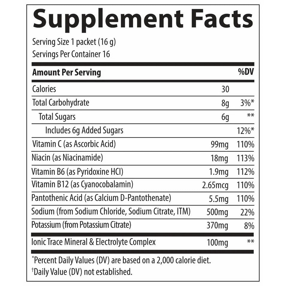 Hydration I.V. Electrolyte Drink Paks-Electrolyte-AlchePharma