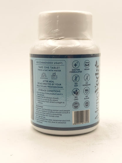 "Menoveda Menopause Holistic Care for Emotional Wellbeing - 60 Tablets
