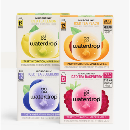 Iced Tea 12pk - Daily Hydration Cubes (Case of 10): Raspberry Iced Tea-AlchePharma