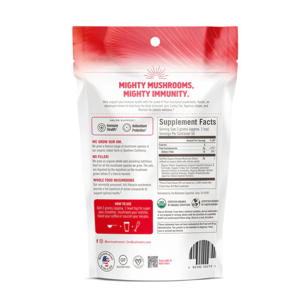 Immune Organic Mushroom Powder 100g-Mushroom-AlchePharma