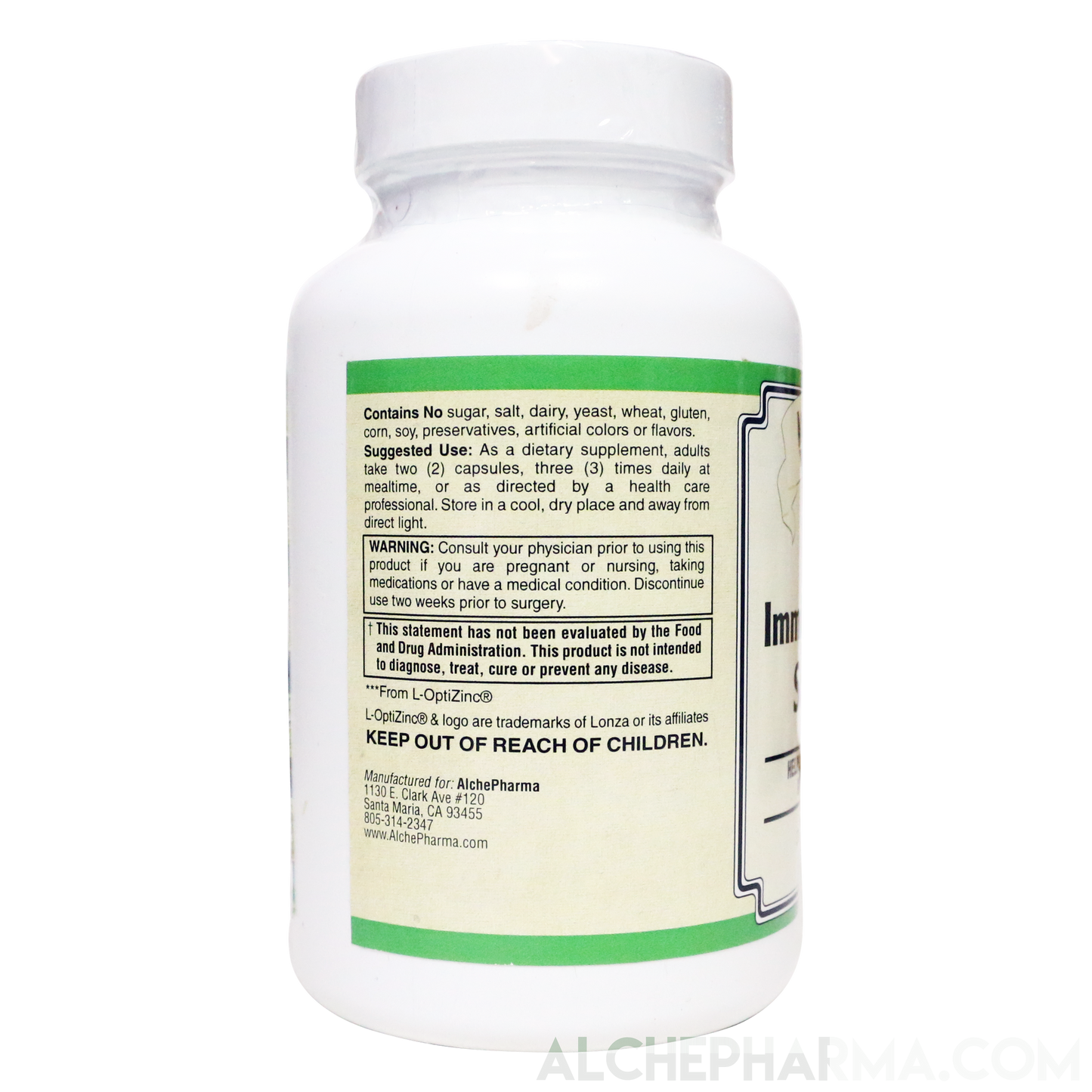 Immune System Support - Advanced Comprehensive European Standardized Herbal formula-AlchePharma