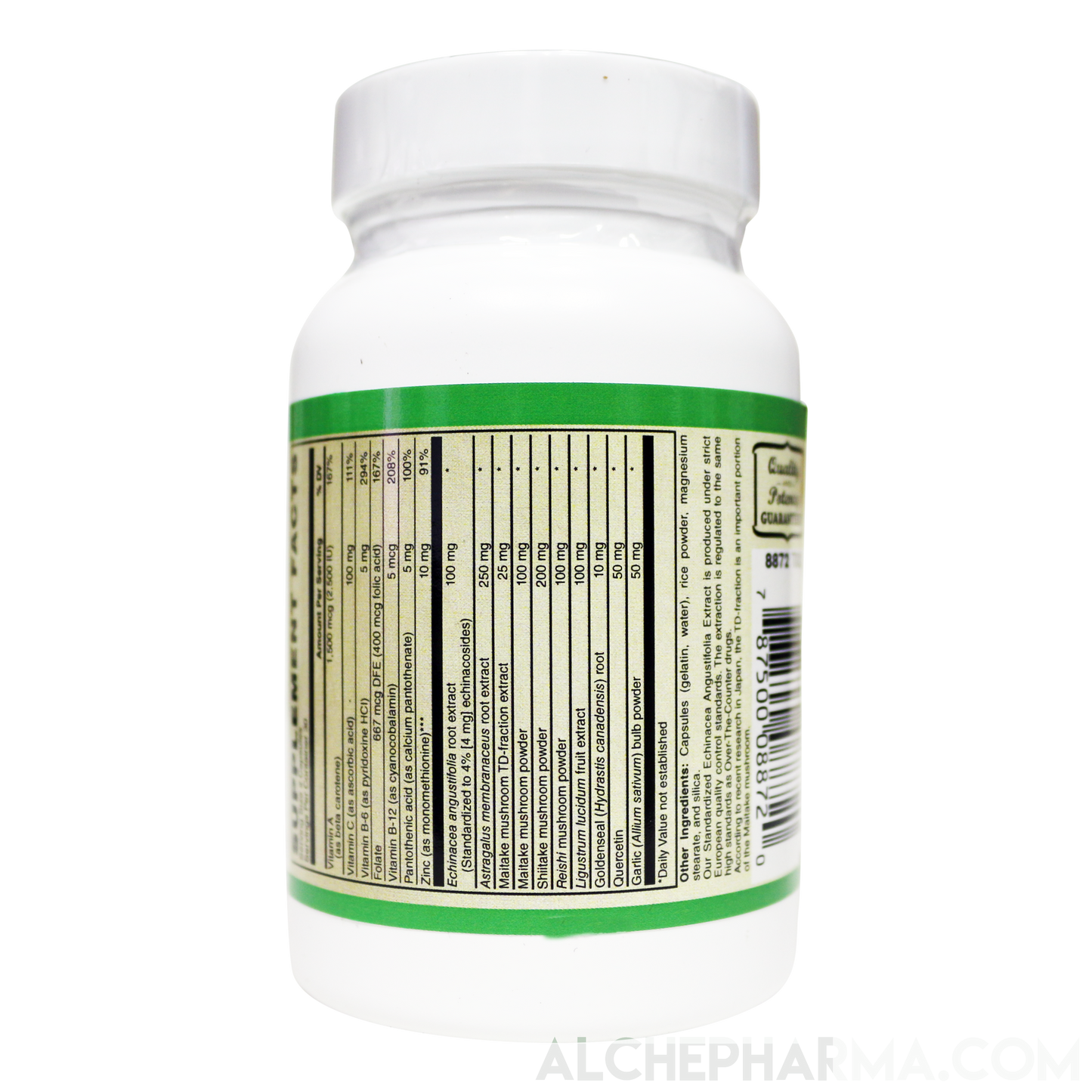 Immune System Support - Advanced Comprehensive European Standardized Herbal formula-AlchePharma