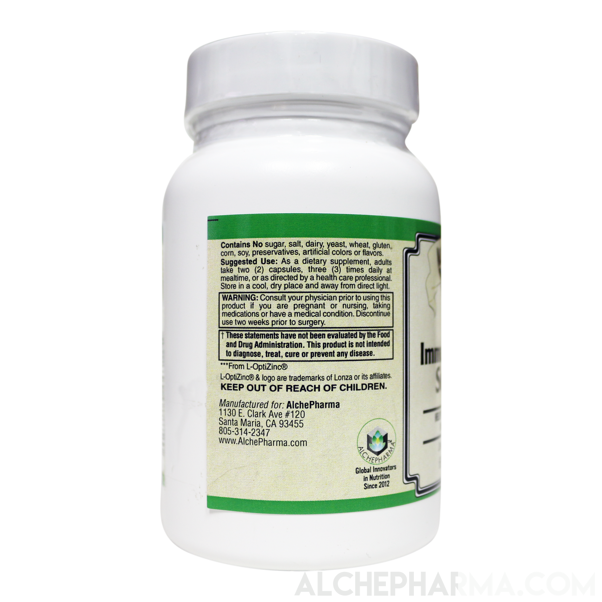 Immune System Support - Advanced Comprehensive European Standardized Herbal formula-AlchePharma
