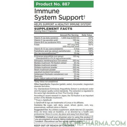 Immune System Support - Advanced Comprehensive European Standardized Herbal formula-AlchePharma