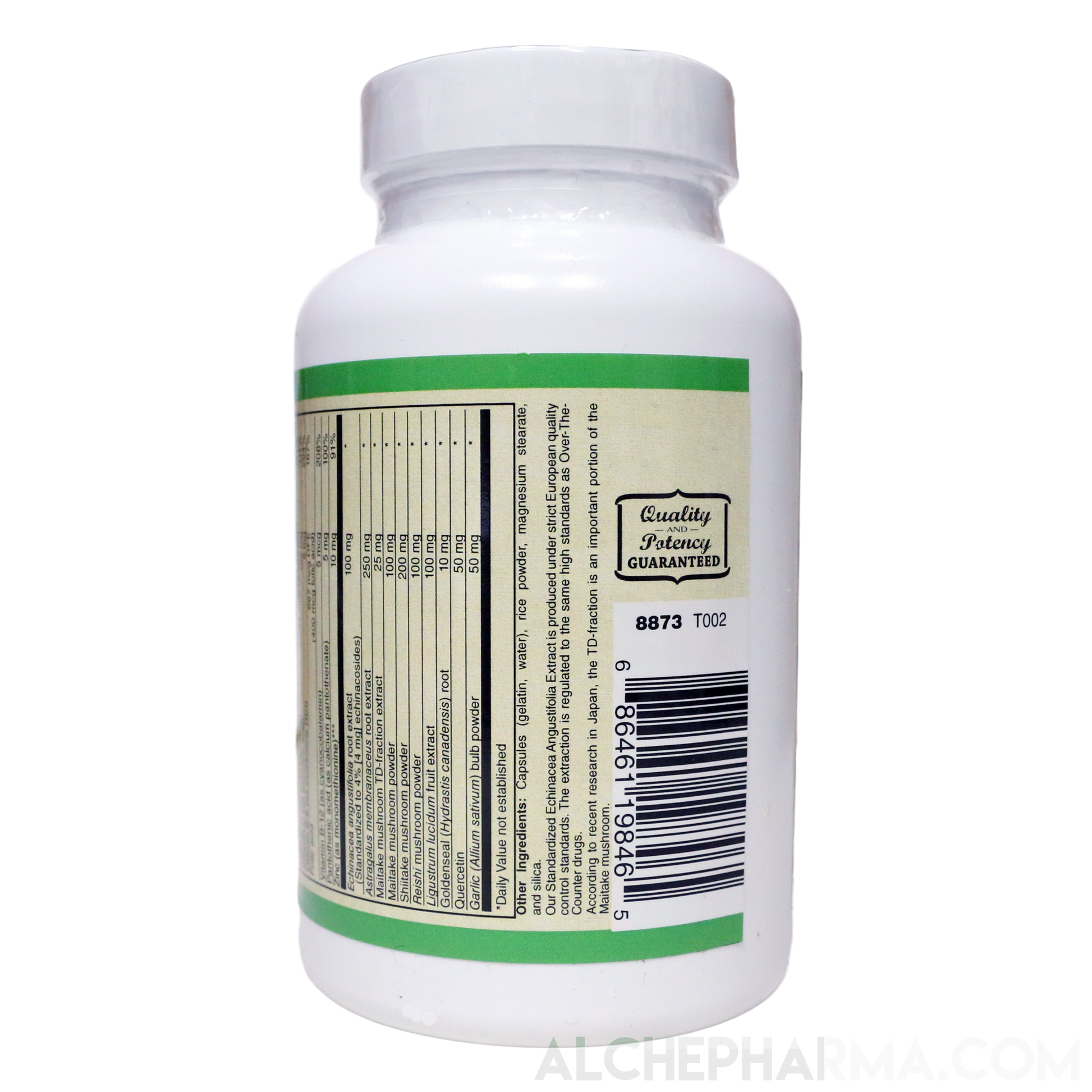 Immune System Support - Advanced Comprehensive European Standardized Herbal formula-AlchePharma