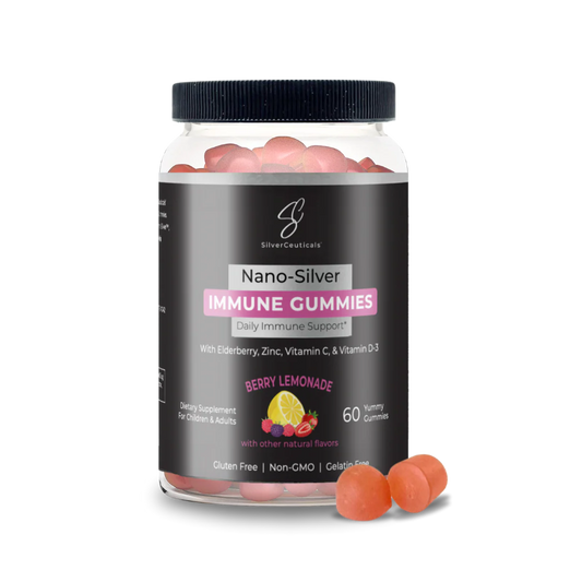 Nano-Silver Immune Gummies - Berry Lemonade - 60 Gummies