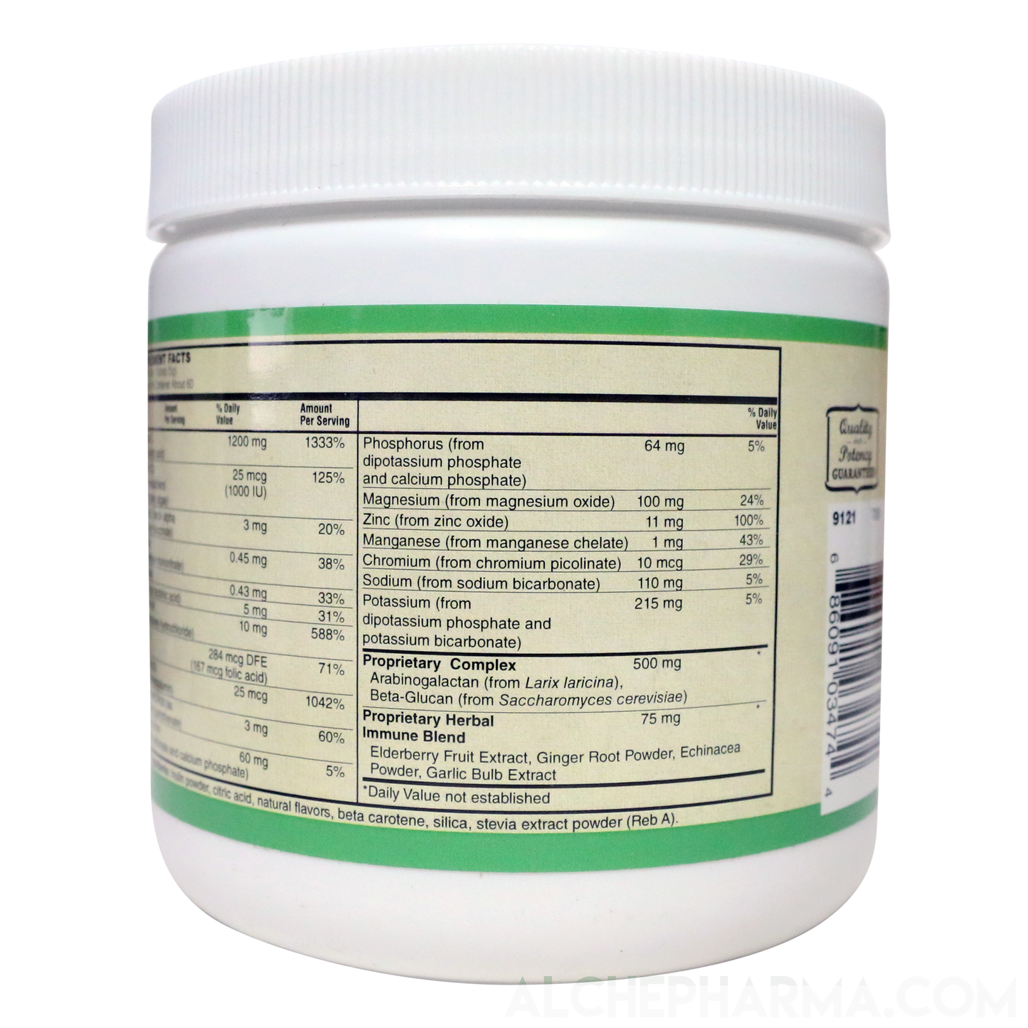 ImmunoLYTE Fizz ( 500 mg Proprietary Complex with Arabinogalactan (from Larix laricina) and Beta-Glucan (from Saccharomyces cerevisiae)-Vitamins & Supplements-AlchePharma