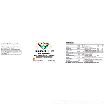 ImmunoLYTE Fizz ( 500 mg Proprietary Complex with Arabinogalactan (from Larix laricina) and Beta-Glucan (from Saccharomyces cerevisiae)-Vitamins & Supplements-AlchePharma