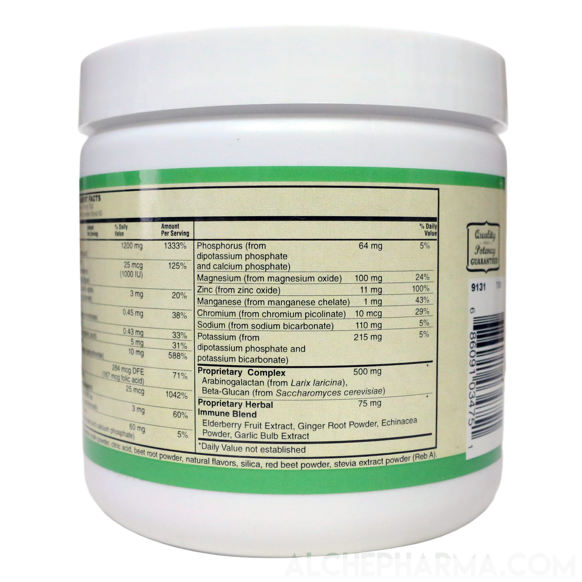 ImmunoLYTE Fizz ( 500 mg Proprietary Complex with Arabinogalactan (from Larix laricina) and Beta-Glucan (from Saccharomyces cerevisiae)-Vitamins & Supplements-AlchePharma