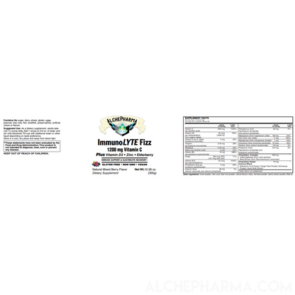 ImmunoLYTE Fizz ( 500 mg Proprietary Complex with Arabinogalactan (from Larix laricina) and Beta-Glucan (from Saccharomyces cerevisiae)-Vitamins & Supplements-AlchePharma
