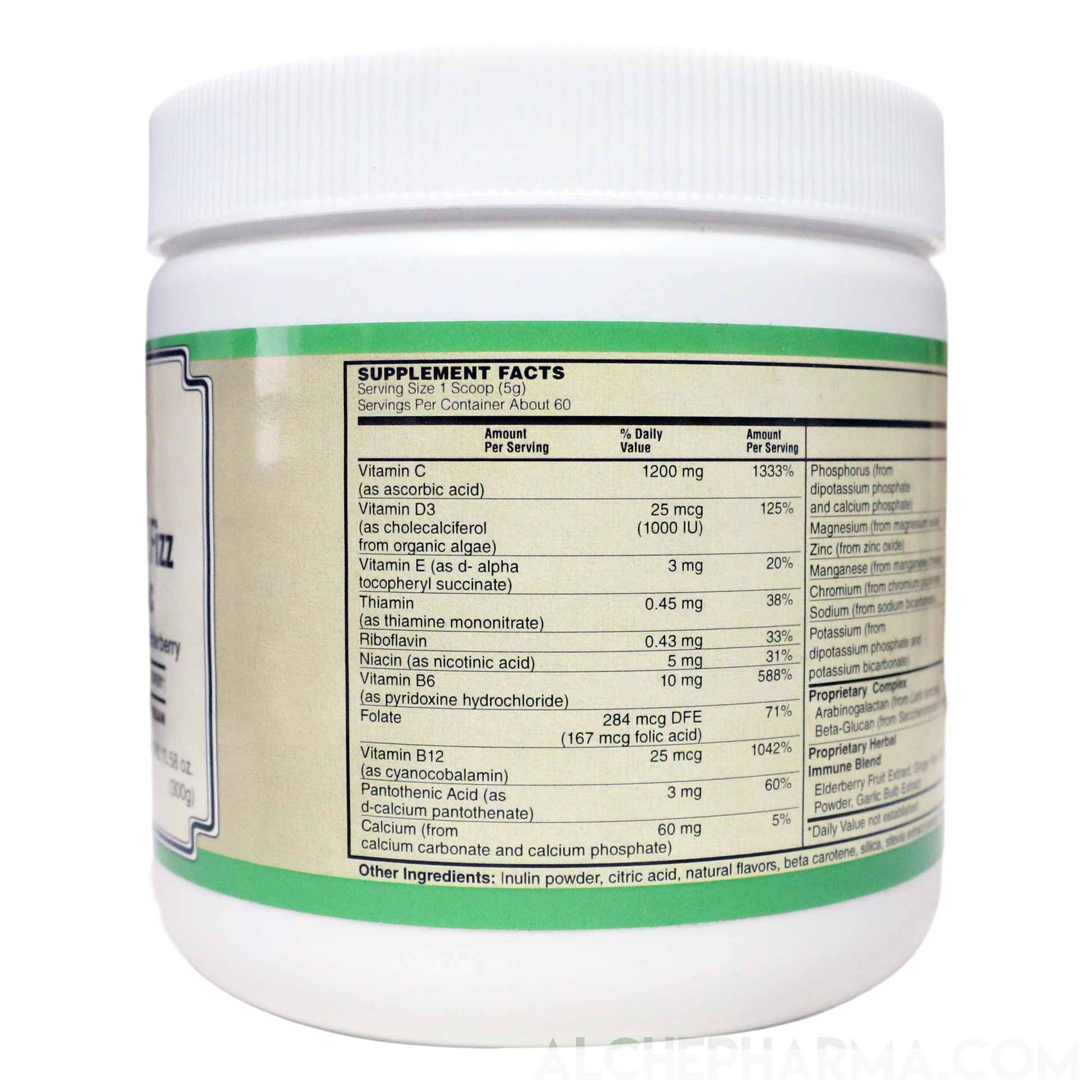 ImmunoLYTE Fizz ( 500 mg Proprietary Complex with Arabinogalactan (from Larix laricina) and Beta-Glucan (from Saccharomyces cerevisiae)-Vitamins & Supplements-AlchePharma