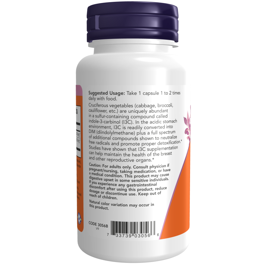Indole-3-Carbinol (I3C) 200 mg Veg Capsules-Immune System Enhancers-AlchePharma