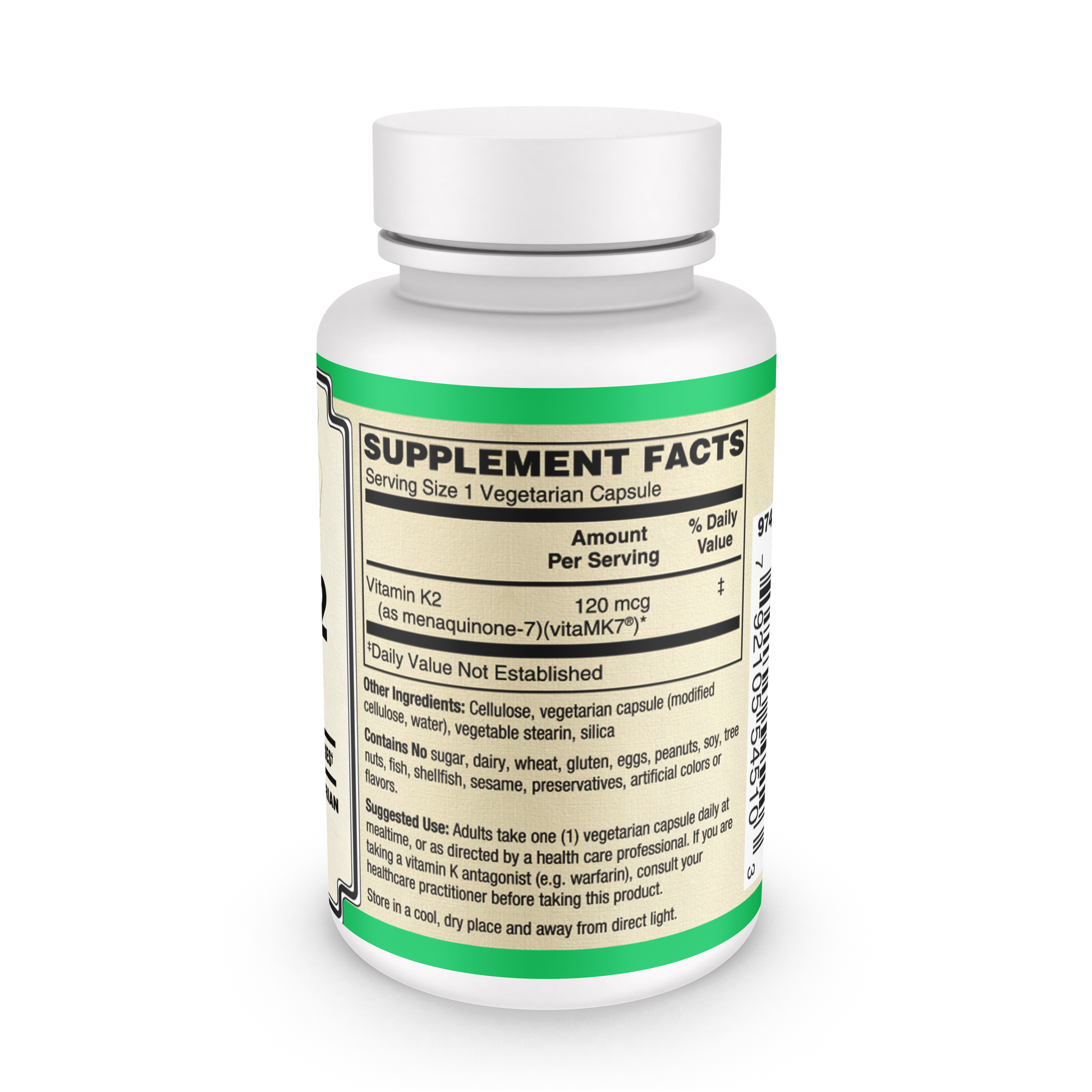 K2 (menanquinone-7) 120mcg of vitaMK7®-Vitamin K-AlchePharma