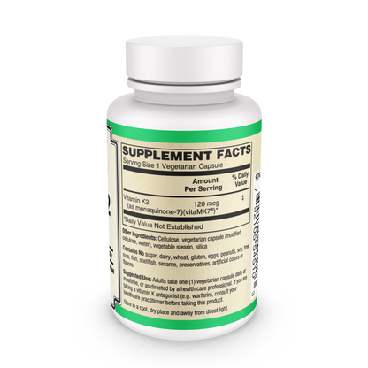 K2 (menanquinone-7) 120mcg of vitaMK7®-Vitamin K-AlchePharma
