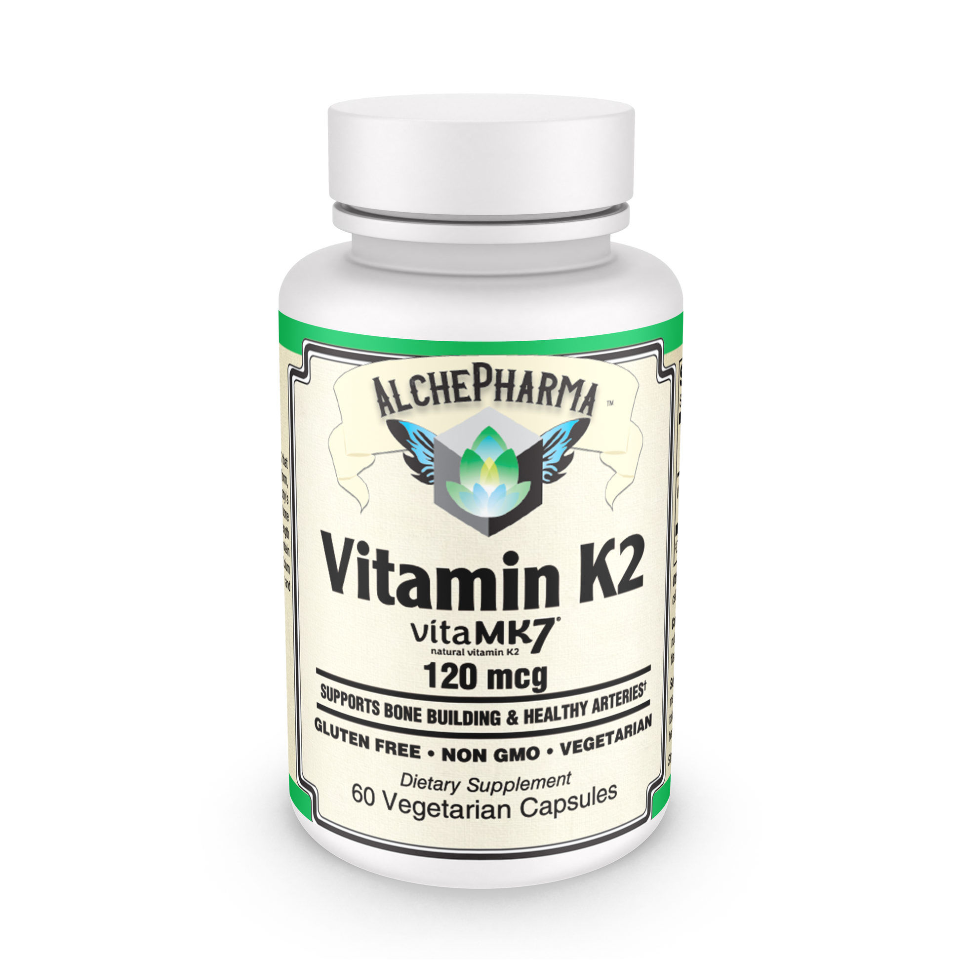 K2 (menanquinone-7) 120mcg of vitaMK7®-Vitamin K-AlchePharma