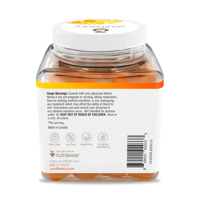 K2D3 60 Veg Gummies (Peach - Low Sugar)-Vitamins-AlchePharma
