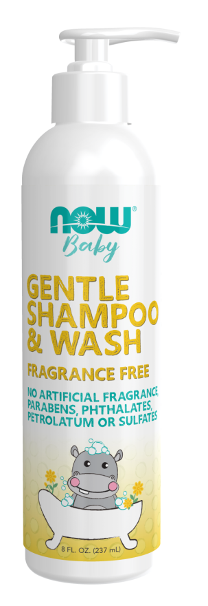 Gentle Baby Shampoo & Wash, Fragrance Free