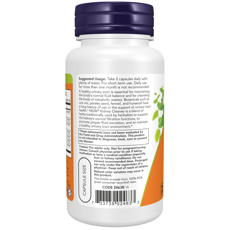 Kidney Cleanse Veg Capsules-Detox Support-AlchePharma