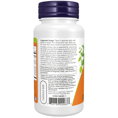 Kidney Cleanse Veg Capsules-Detox Support-AlchePharma
