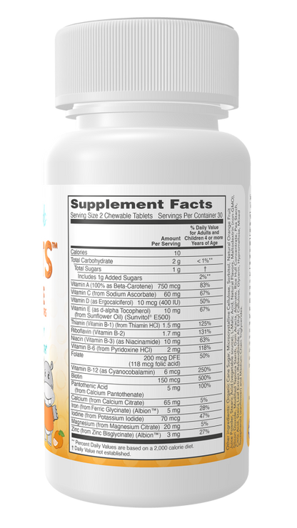 Kid Vits™ Juicy Orange Chewable Tablets