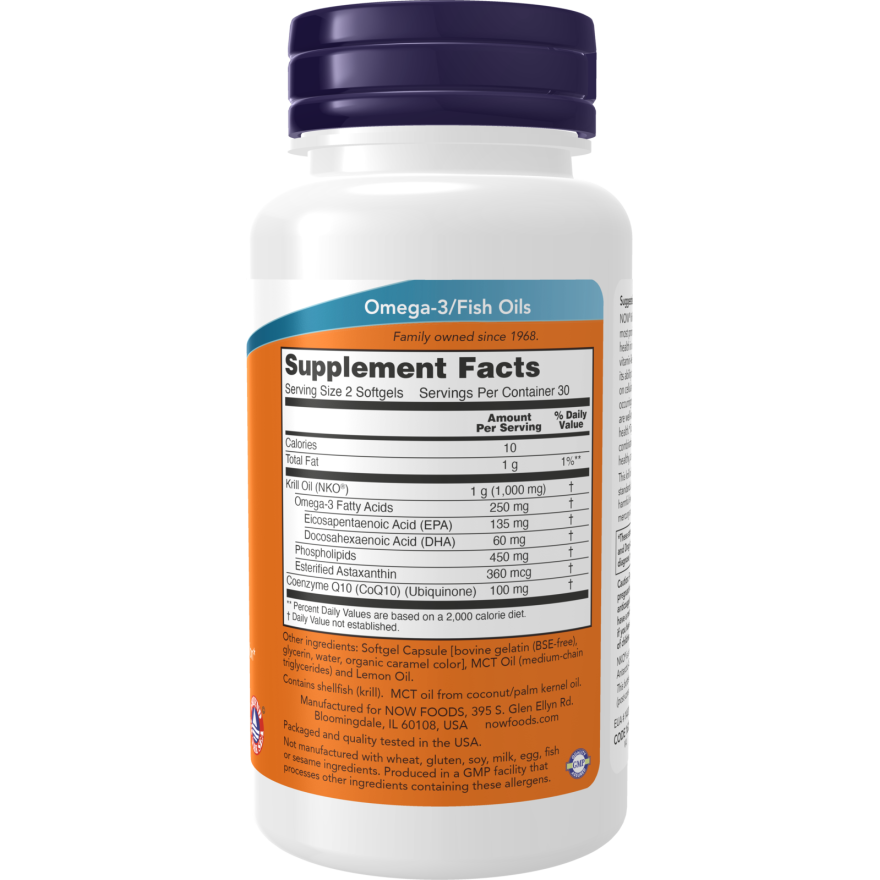 Krill & CoQ10 Softgels-Nutritional Oils-AlchePharma