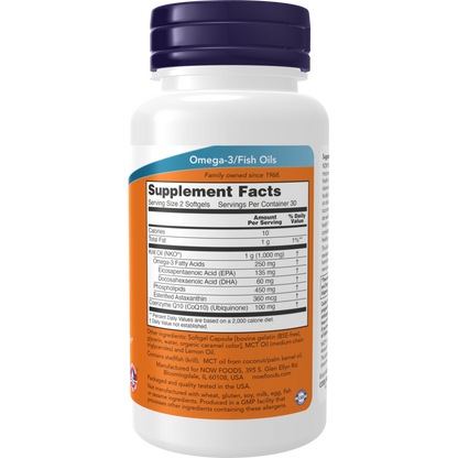 Krill & CoQ10 Softgels-Nutritional Oils-AlchePharma