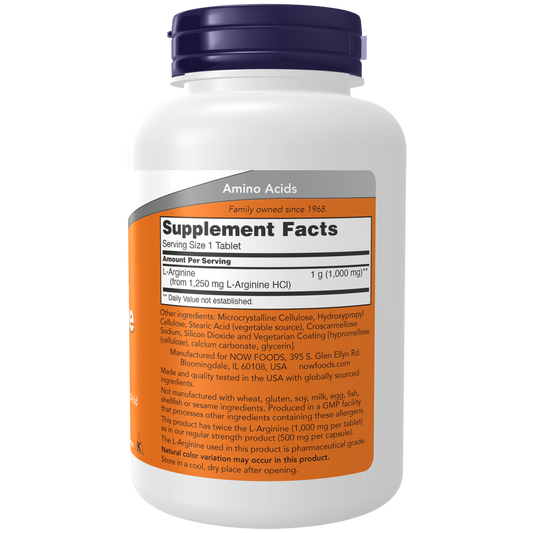 L-Arginine, Double Strength 1000 mg Tablets-Amino Acids-AlchePharma