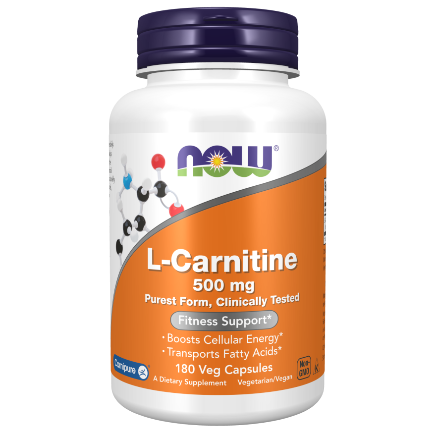 L-Carnitine 500 mg Veg Capsules-Amino Acids-AlchePharma
