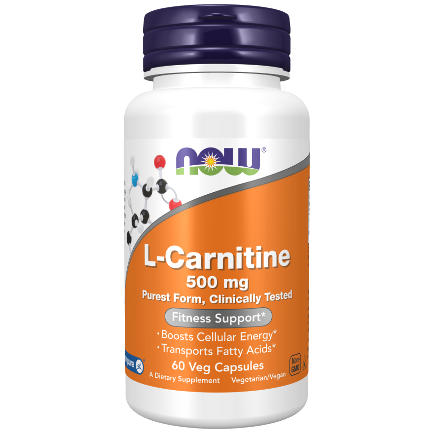 L-Carnitine 500 mg Veg Capsules-Amino Acids-AlchePharma