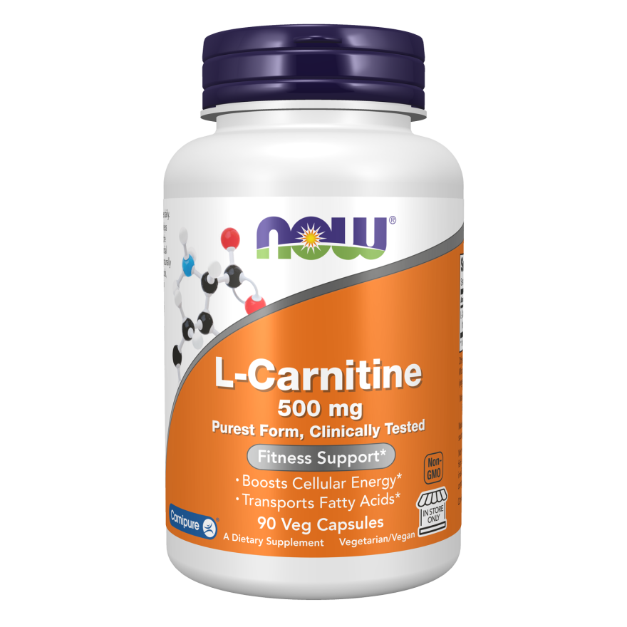 L-Carnitine 500 mg Veg Capsules-Amino Acids-AlchePharma