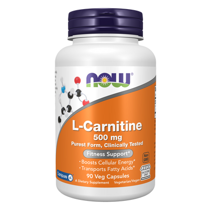 L-Carnitine 500 mg Veg Capsules-Amino Acids-AlchePharma