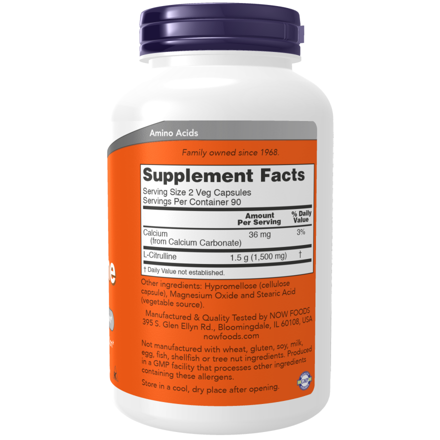 L-Citrulline 750 mg Veg Capsules-Amino Acids-AlchePharma