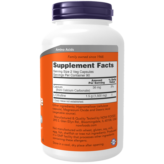 L-Citrulline 750 mg Veg Capsules-Amino Acids-AlchePharma