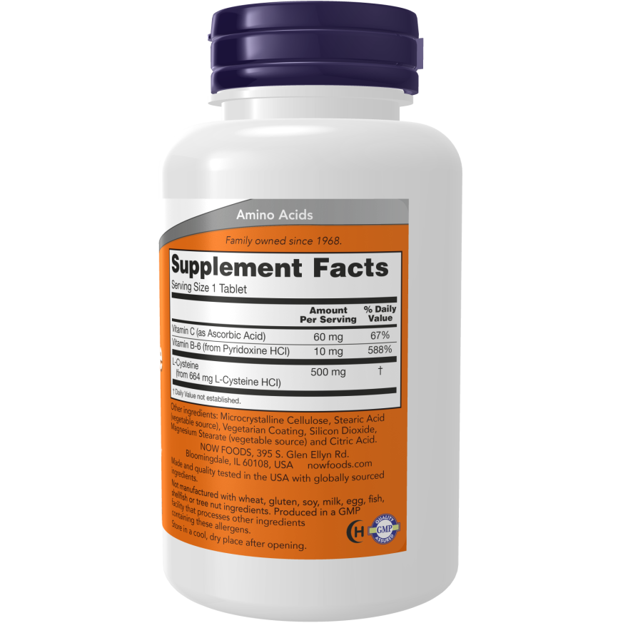 L-Cysteine 500 mg Tablets-Amino Acids-AlchePharma
