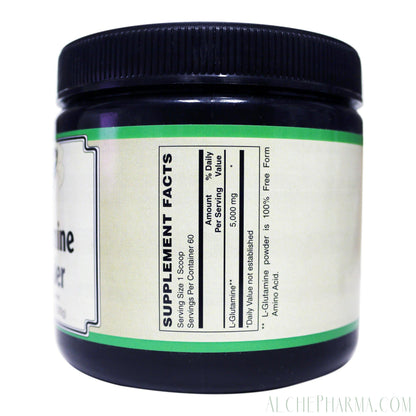 L-Glutamine 100% Pure Free Form Powder - No Other Ingredients-amino acid-AlchePharma