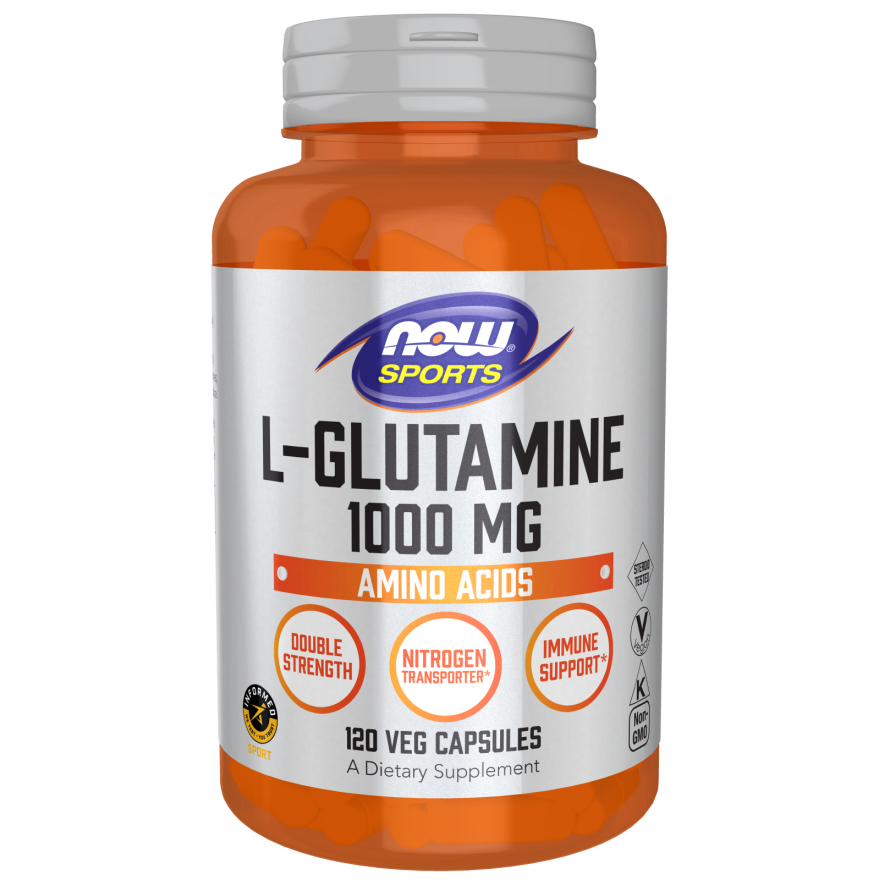 L-Glutamine, Double Strength 1000 mg Veg Capsules-Amino Acids-AlchePharma
