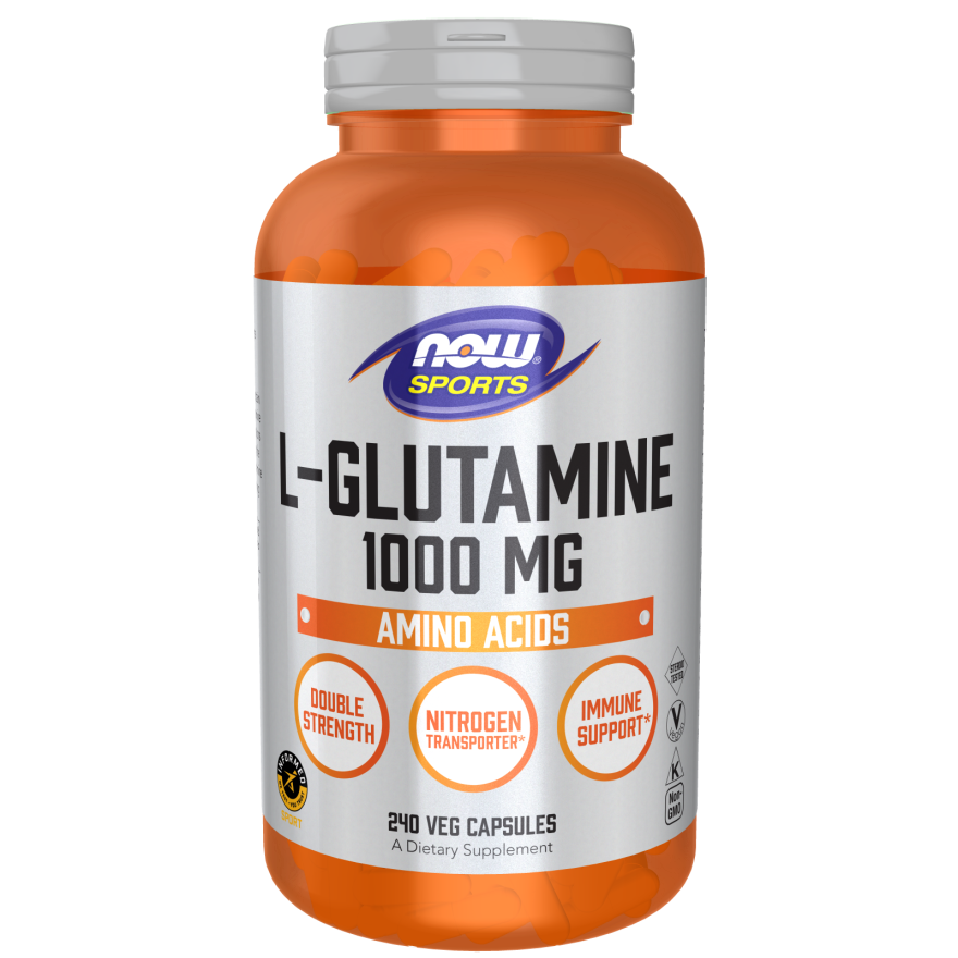 L-Glutamine, Double Strength 1000 mg Veg Capsules-Amino Acids-AlchePharma