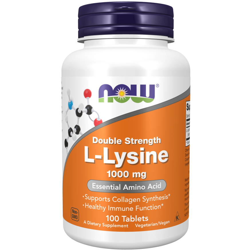 L-Lysine, Double Strength 1000 mg Tablets-Amino Acids-AlchePharma