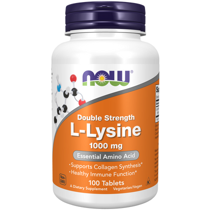 L-Lysine, Double Strength 1000 mg Tablets-Amino Acids-AlchePharma
