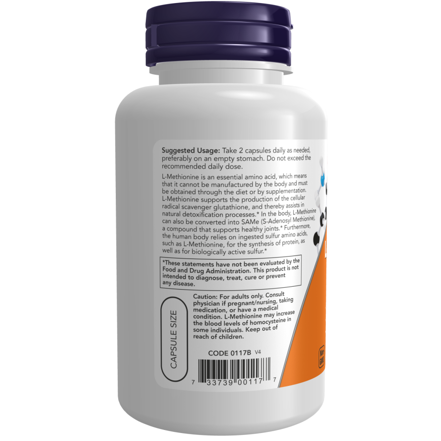 L-Methionine 500 mg Veg Capsules-Amino Acids-AlchePharma