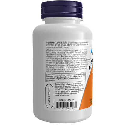 L-Methionine 500 mg Veg Capsules-Amino Acids-AlchePharma