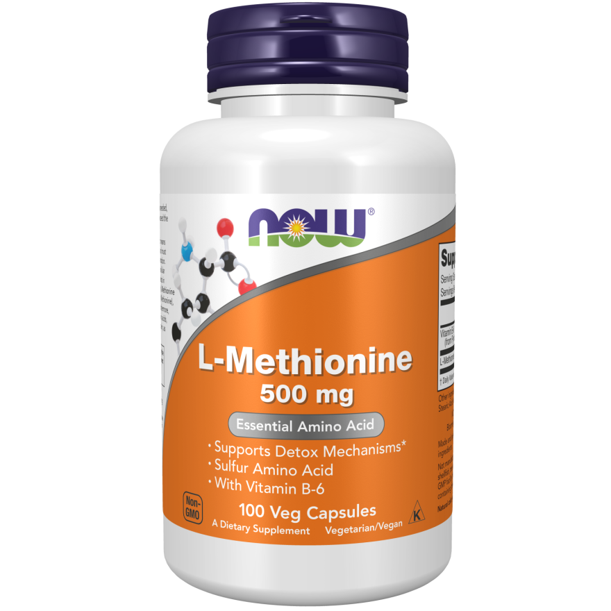 L-Methionine 500 mg Veg Capsules-Amino Acids-AlchePharma
